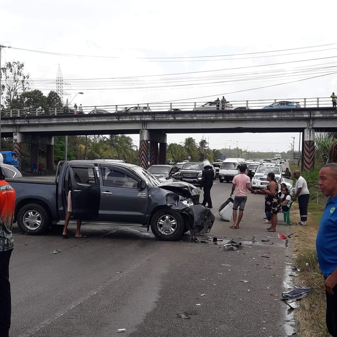 Four injured in an accident in Gasparillo