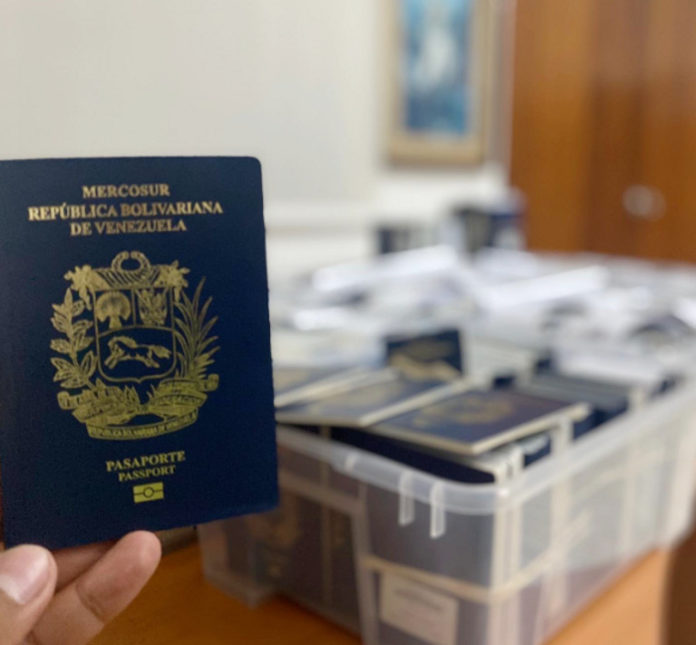 Venezuelan embassy received delivery of 688 new passports