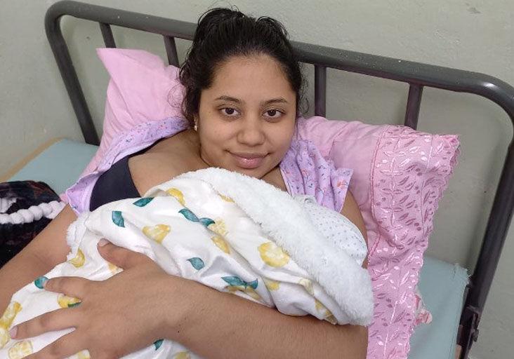 Baby girl delivered in Biche Police station