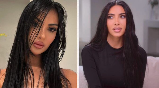 Model reverting to her natural look after spending $600K to look like Kim K