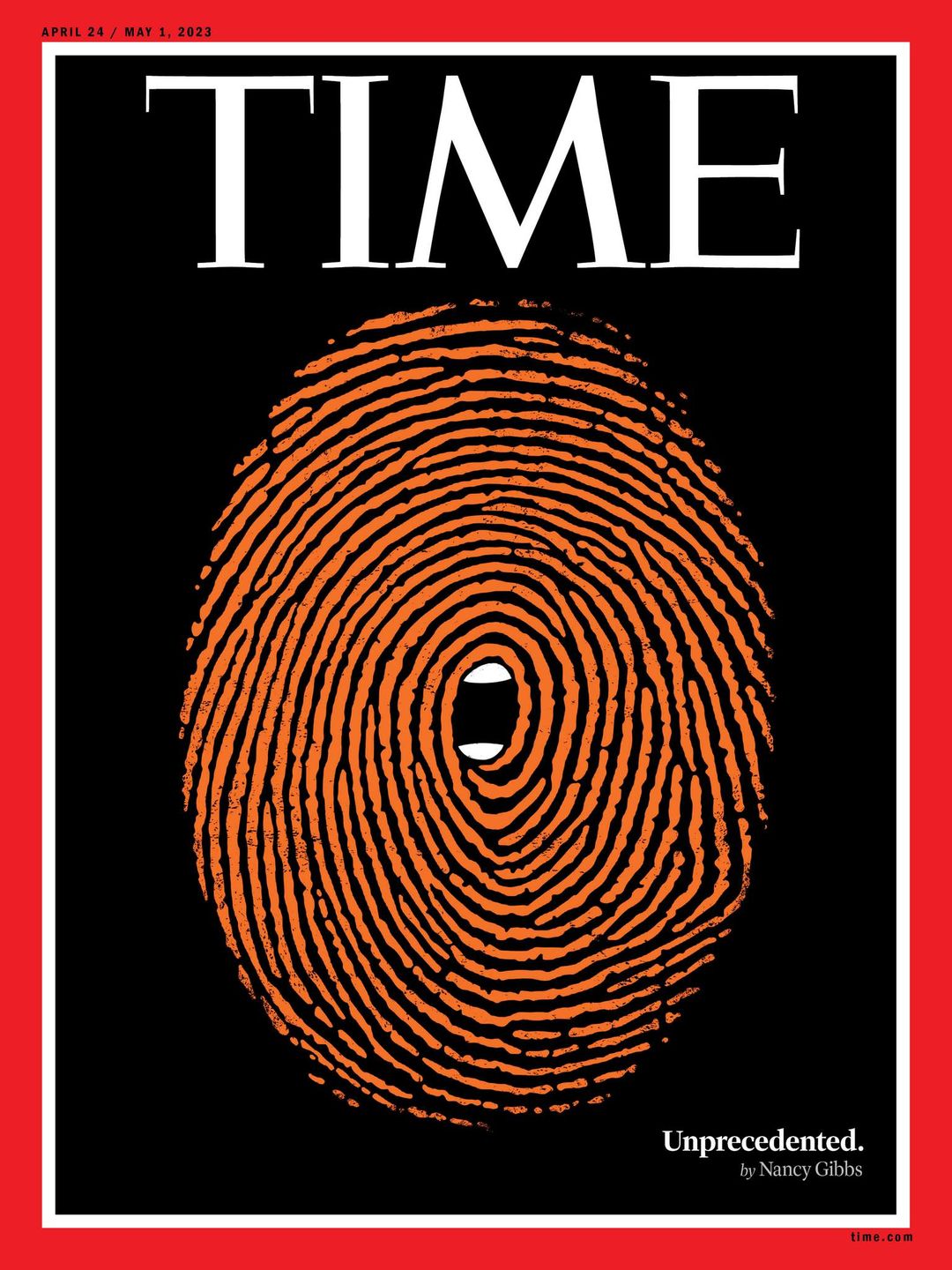 Time Magazine’s new cover photo – ‘The Historic indictment of Donald Trump