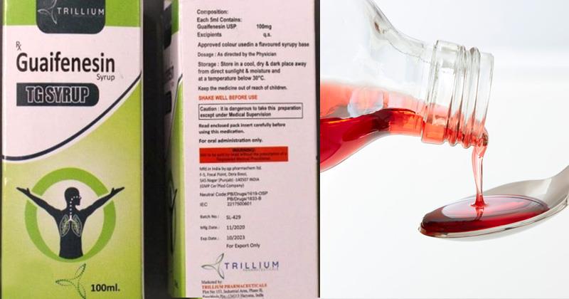 Alert issued for Guaifenesin TG Cough Syrup