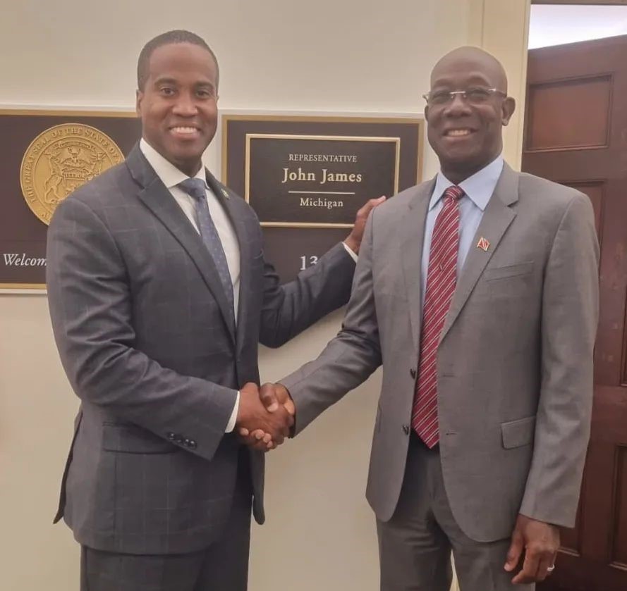 PM held talks with U.S Congressman on energy security for T&T