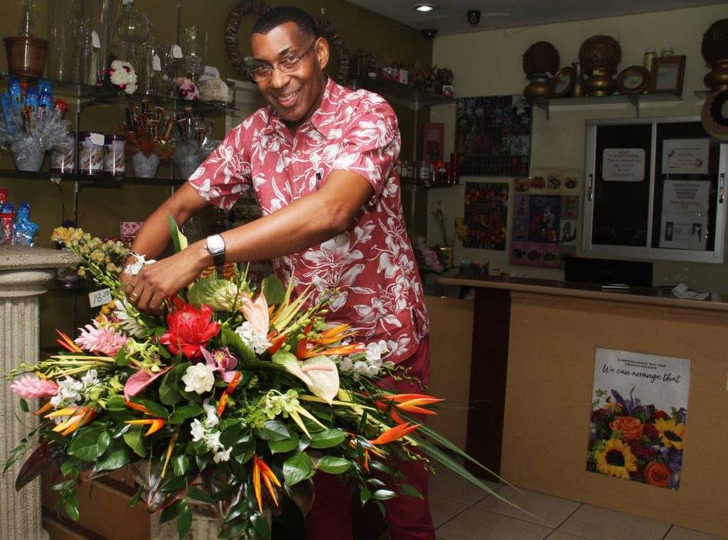 Florist Bernard Beckles has died