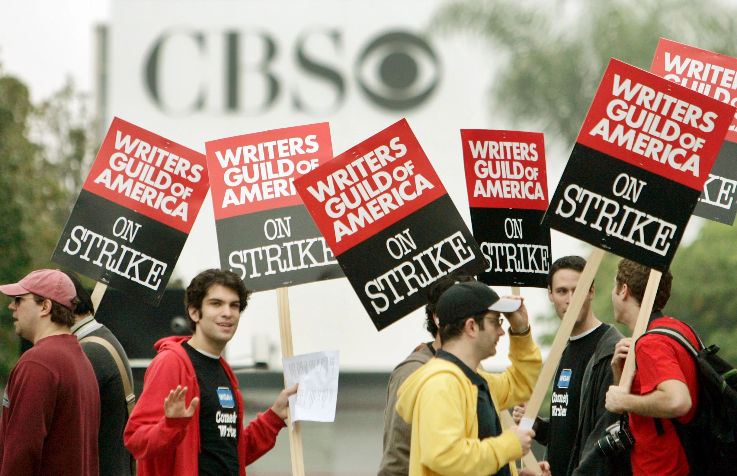 Hollywood screenwriters go on strike over pay; Late night shows to go dark