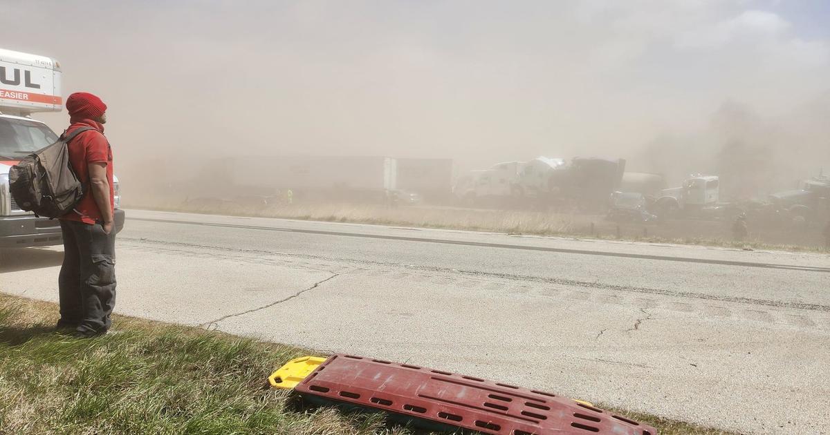 Six killed after major highway pile-up in Illinois dust storm