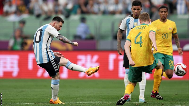 Messi scores fastest career goal in Argentina win over Australia