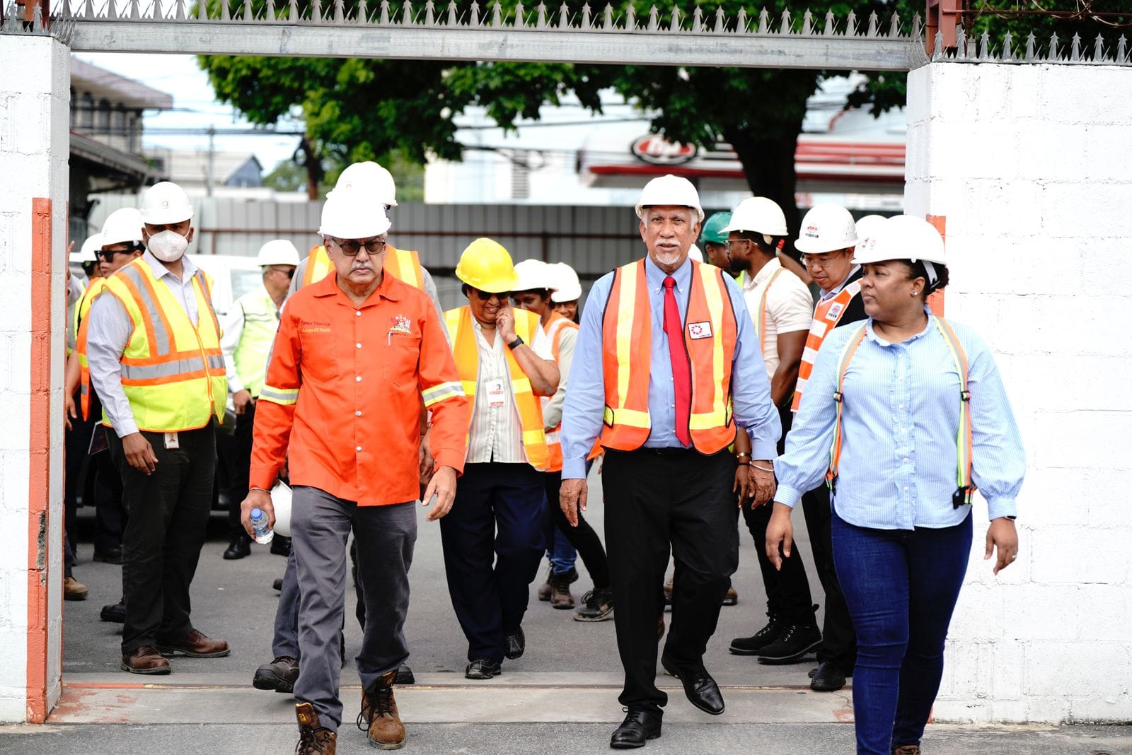 Health Minister visits Central Block POSGH site; says he’s pleased with the progress