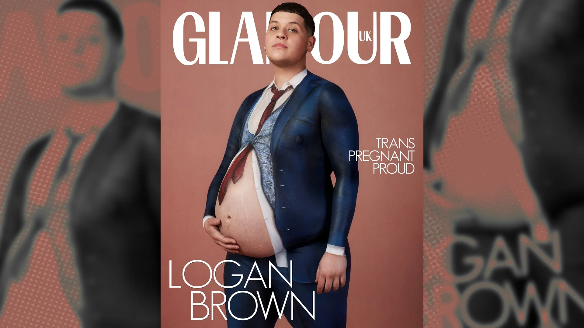 Pregnant transgender man graces cover of Glamour UK