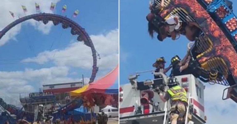 Roller coaster riders stuck upside down for hours at Wisconsin festival ...
