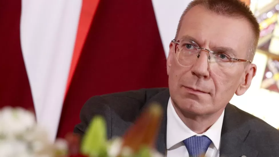 Latvia swears in EU’s first openly gay president