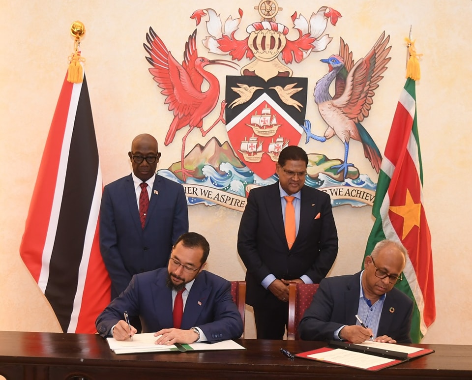 T&T, Suriname sign MoU; discuss collaborations on hydrocarbon industry