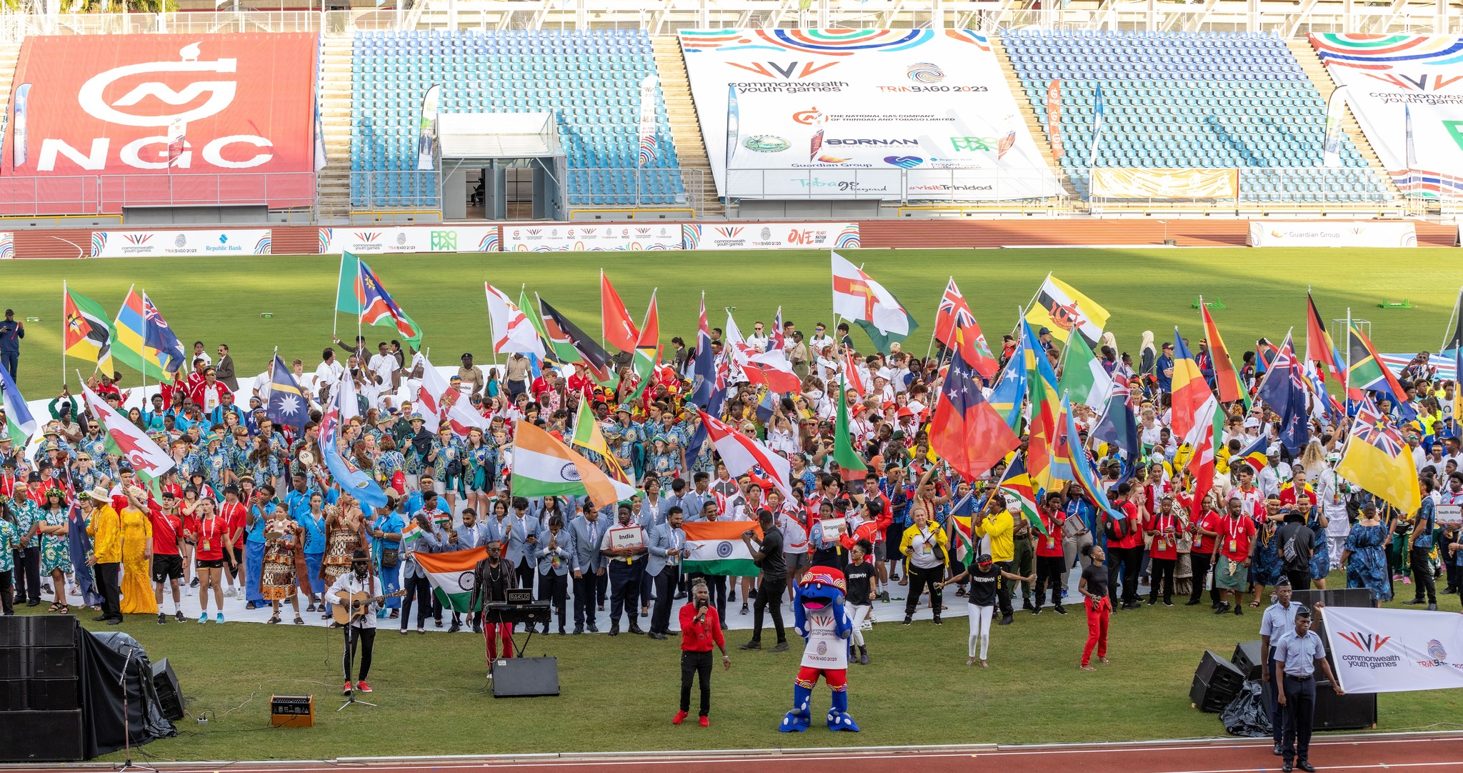 Commonwealth Youth Games up and running after Carnival-styled opening