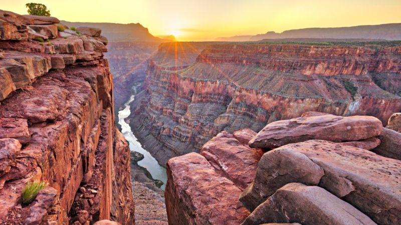 Boy survives 100ft Grand Canyon fall after dodging tourist photo