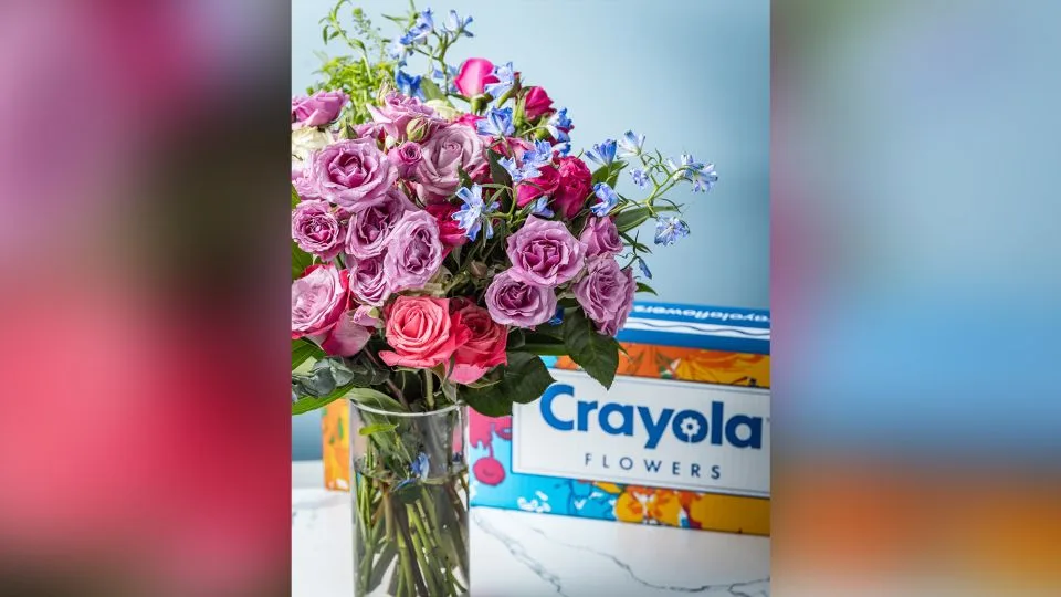 Crayon company, Crayola, is now selling flowers