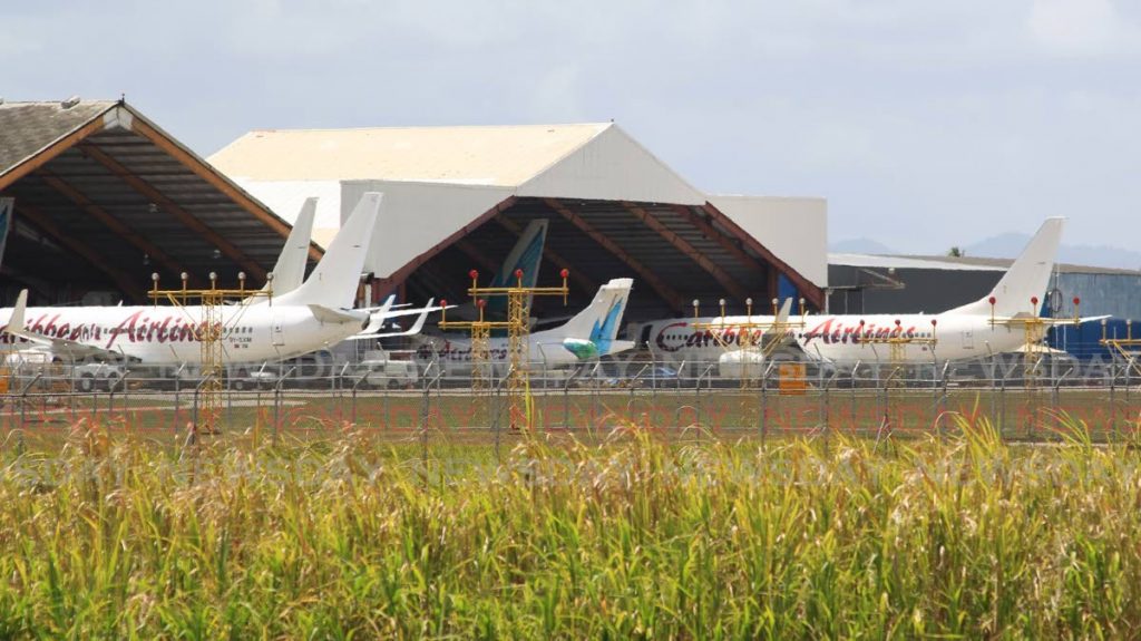 CAL Confirms Strong Winds Displaces Galvanized Sheets On A Section Of Hangars At Its Piarco Base