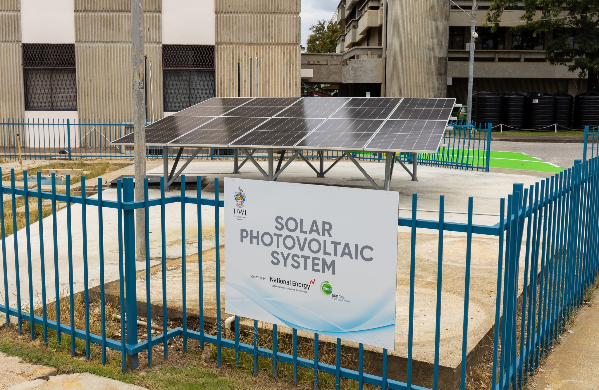 Public Solar EV Charger now available at UWI, St Augustine