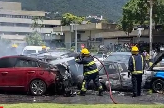 UWI car park fire due to mechanical issues in Nissan B13 says TTFS