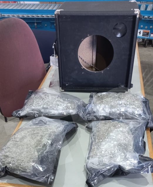Another $.5M worth of marijuana seized – this time in a package from the US