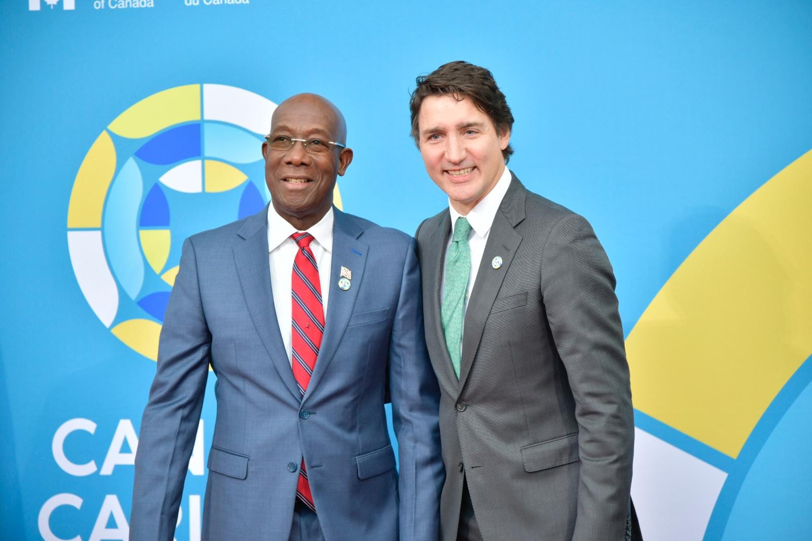 PM’s meet – Rowley and Trudeau at Canada-CARICOM Summit