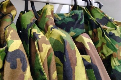 100 pieces of camo clothing seized in Tobago Division