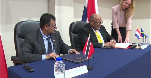 TT signs historic Air Service Agreement with Curacao