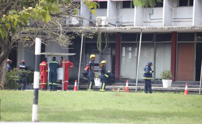 Paria workers evacuated after minor fire at admin building