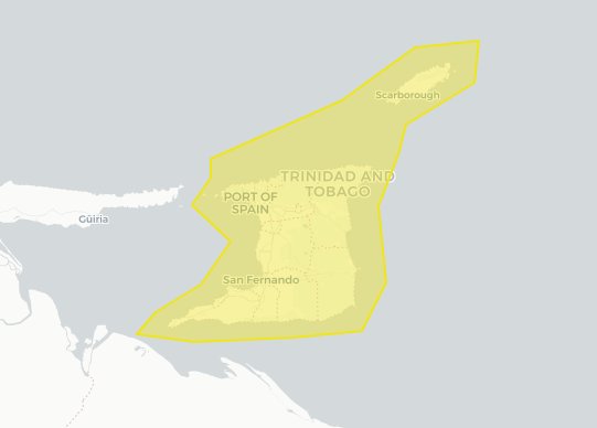 Localised Flood Alert – Yellow Level, currently in effect