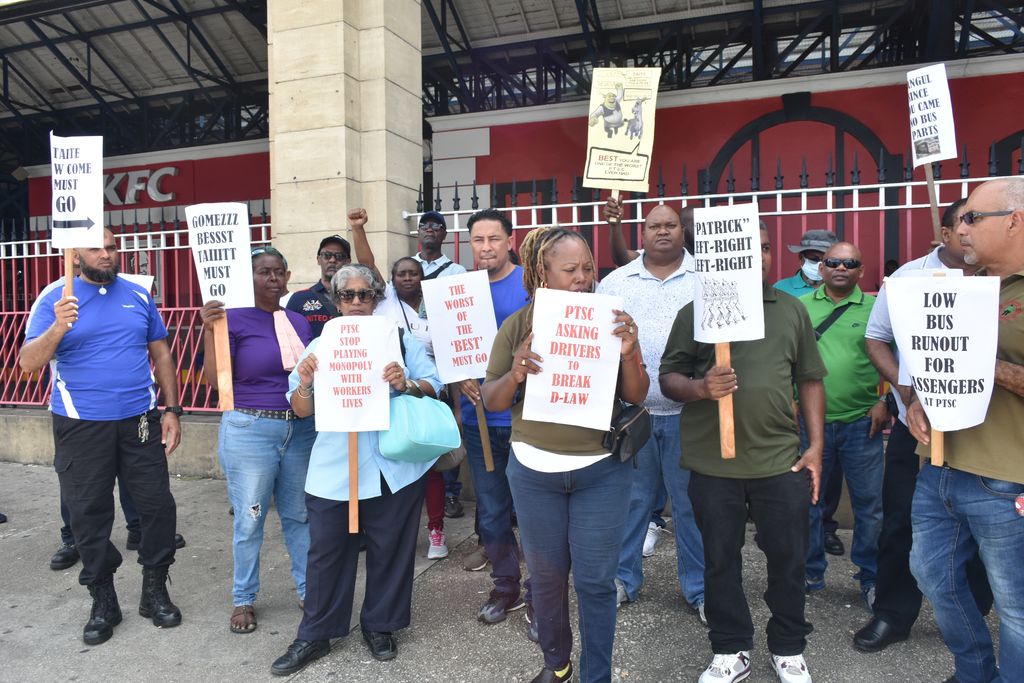 PTSC drivers protest over safety and mechanical issues