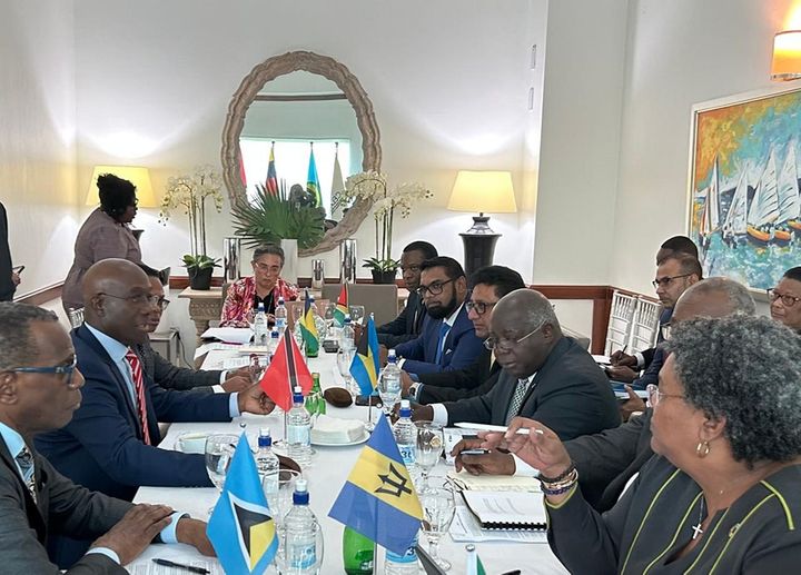 Regional leaders gather in SVG for talks on Guyana, Venezuela dispute
