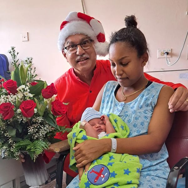 Health Minister congrats new moms on Christmas Day
