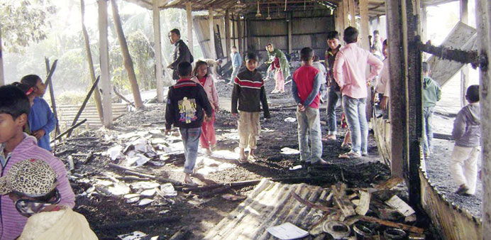 Bangladesh polling booths set ablaze on eve of Sunday’s general election