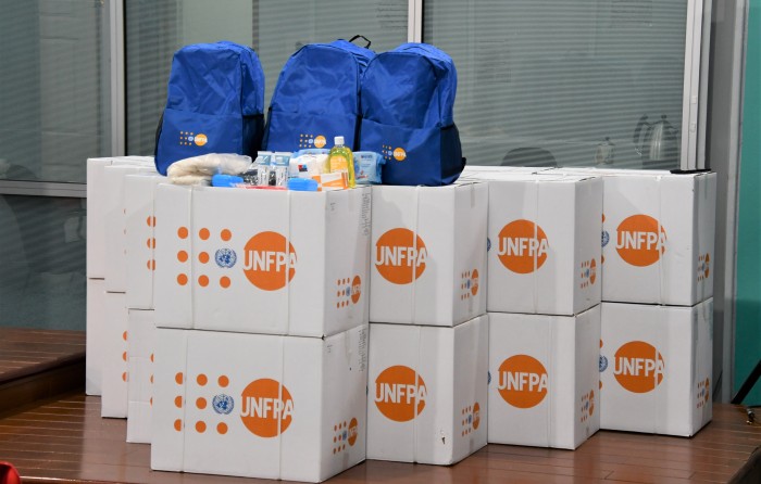 182 Dignity Kits handed over to NGOs for distribution to women and girls in need
