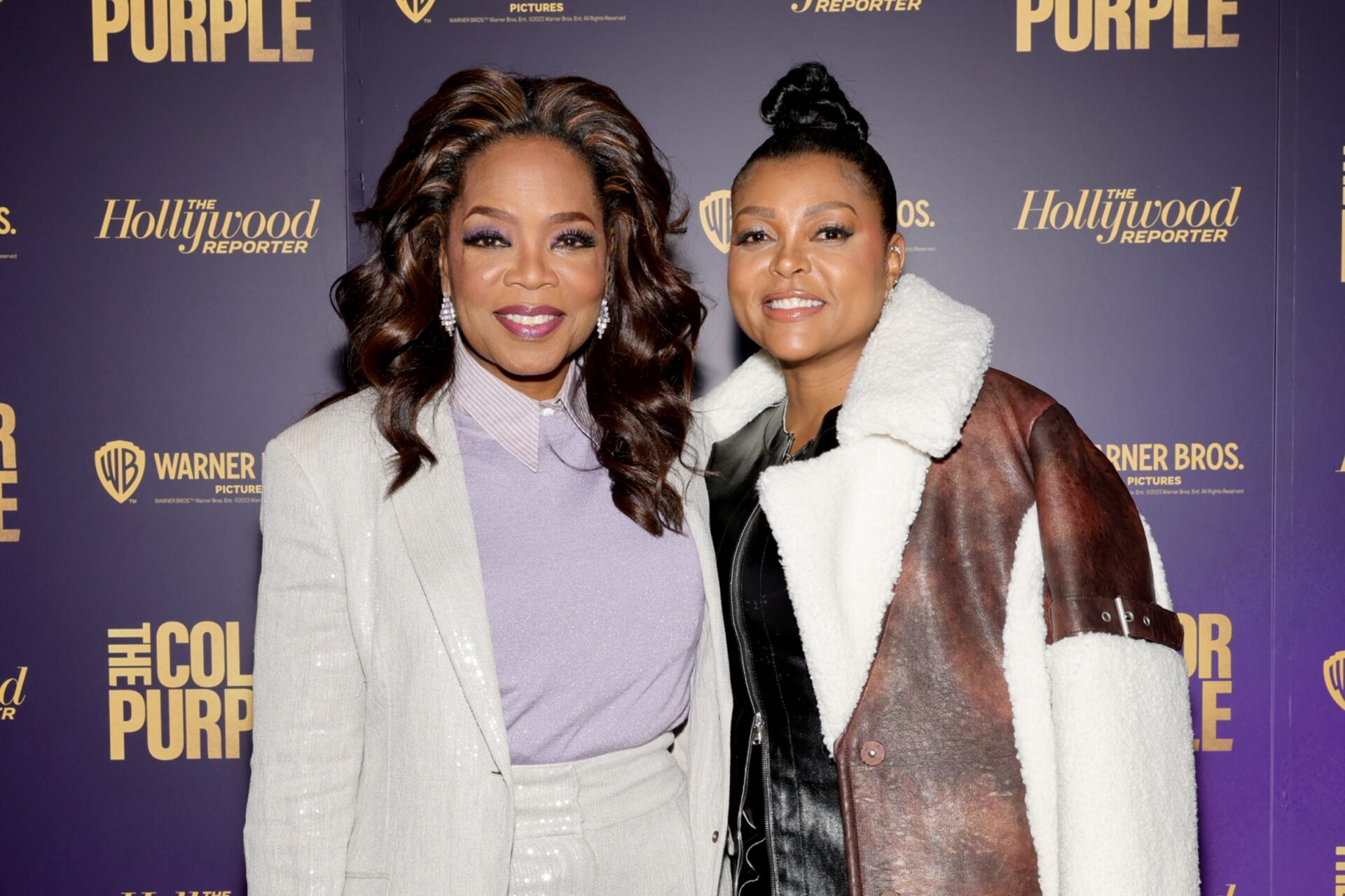 Oprah shuts down rumors that she and Taraji P. Henson are feuding