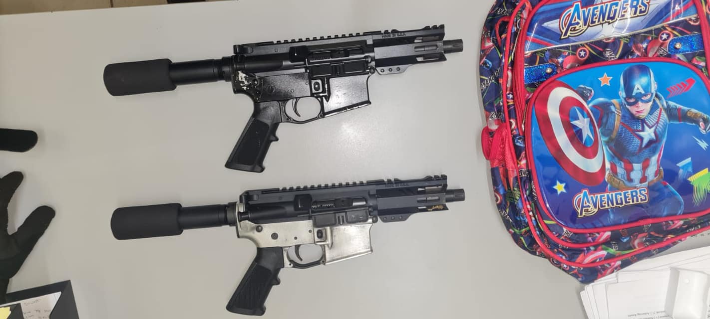 2 rifles among 3 guns seized by police during anti-gang ops