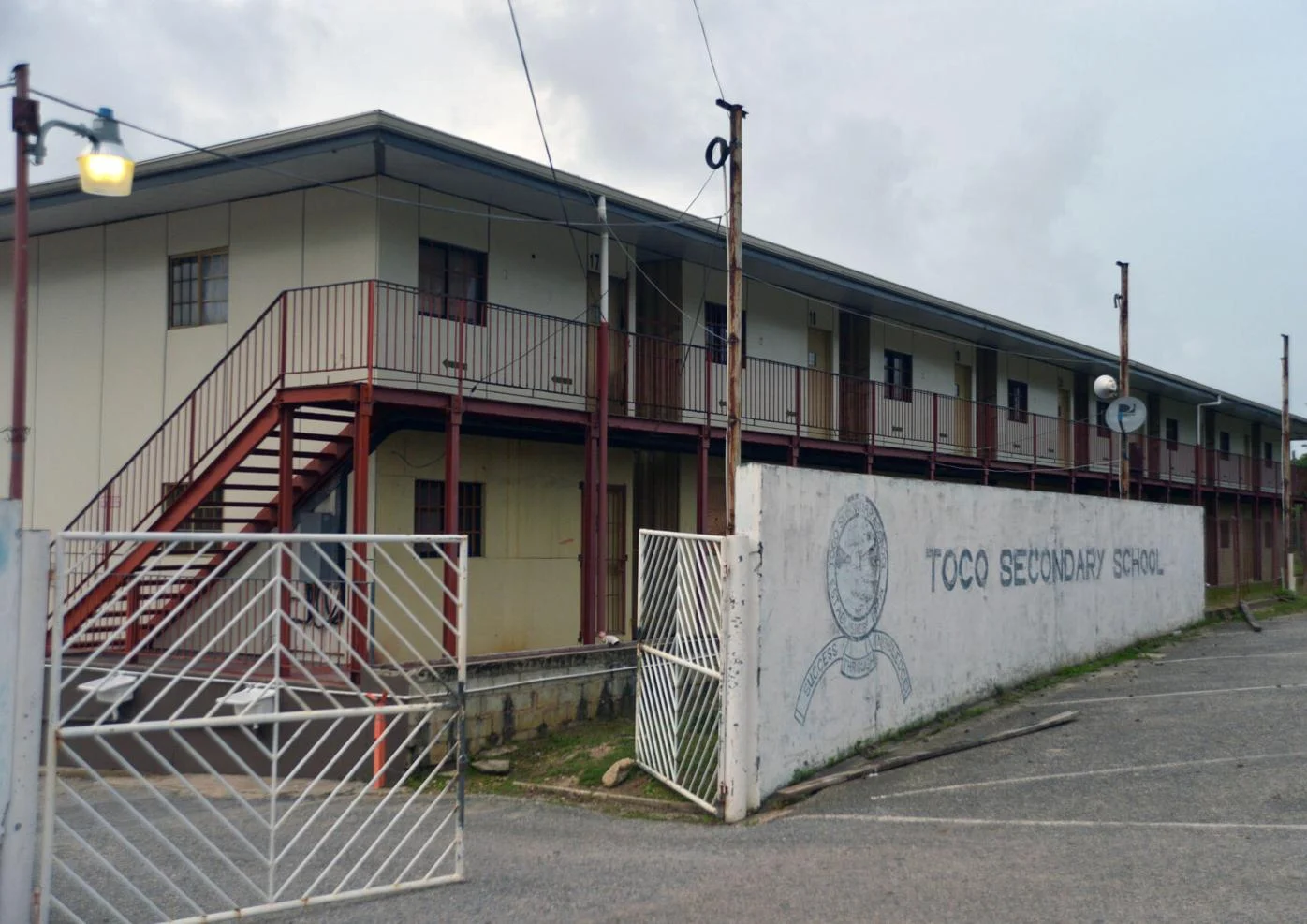 Fire partially damages Toco Secondary School