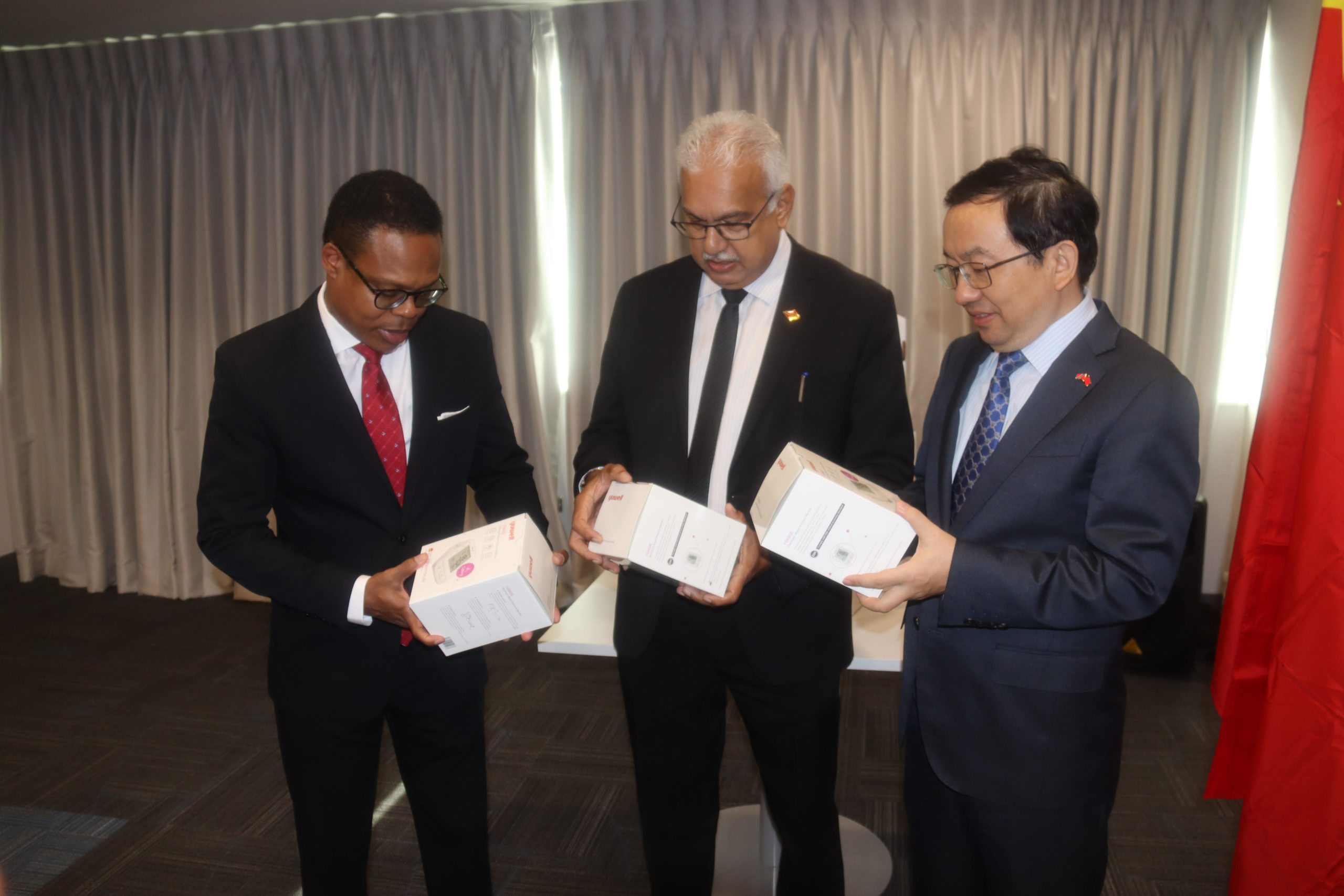 Ministry Of Health Receives A  Donation of 5000 Blood Pressure Monitors From The Government Of China
