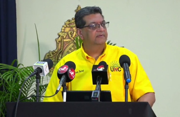 Paray tells Kamla to call UNC internal election when due in June of this year