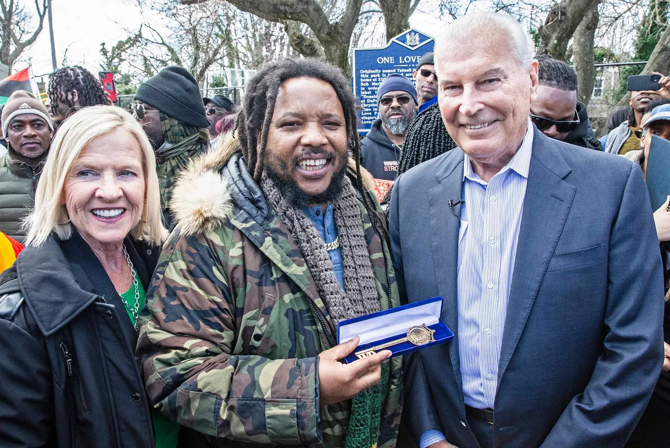 Stephen Marley receives Key to the City of Wilmington Delaware