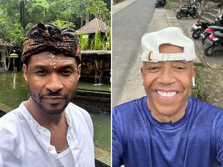 Usher gets heat for attending yoga retreat in Bali with alleged sex offender Russell Simmons