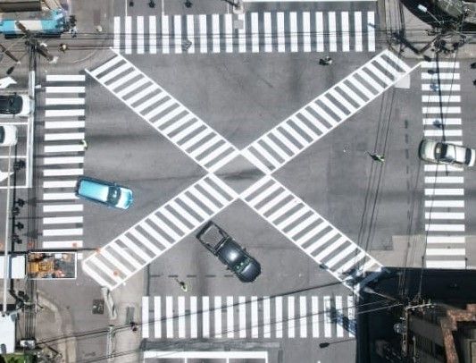 New pedestrian crossings unveiled near POS City Gate