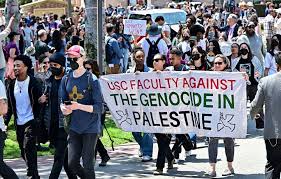 LA university cancels grad ceremony as campus protests against Israel’s war in Gaza continue
