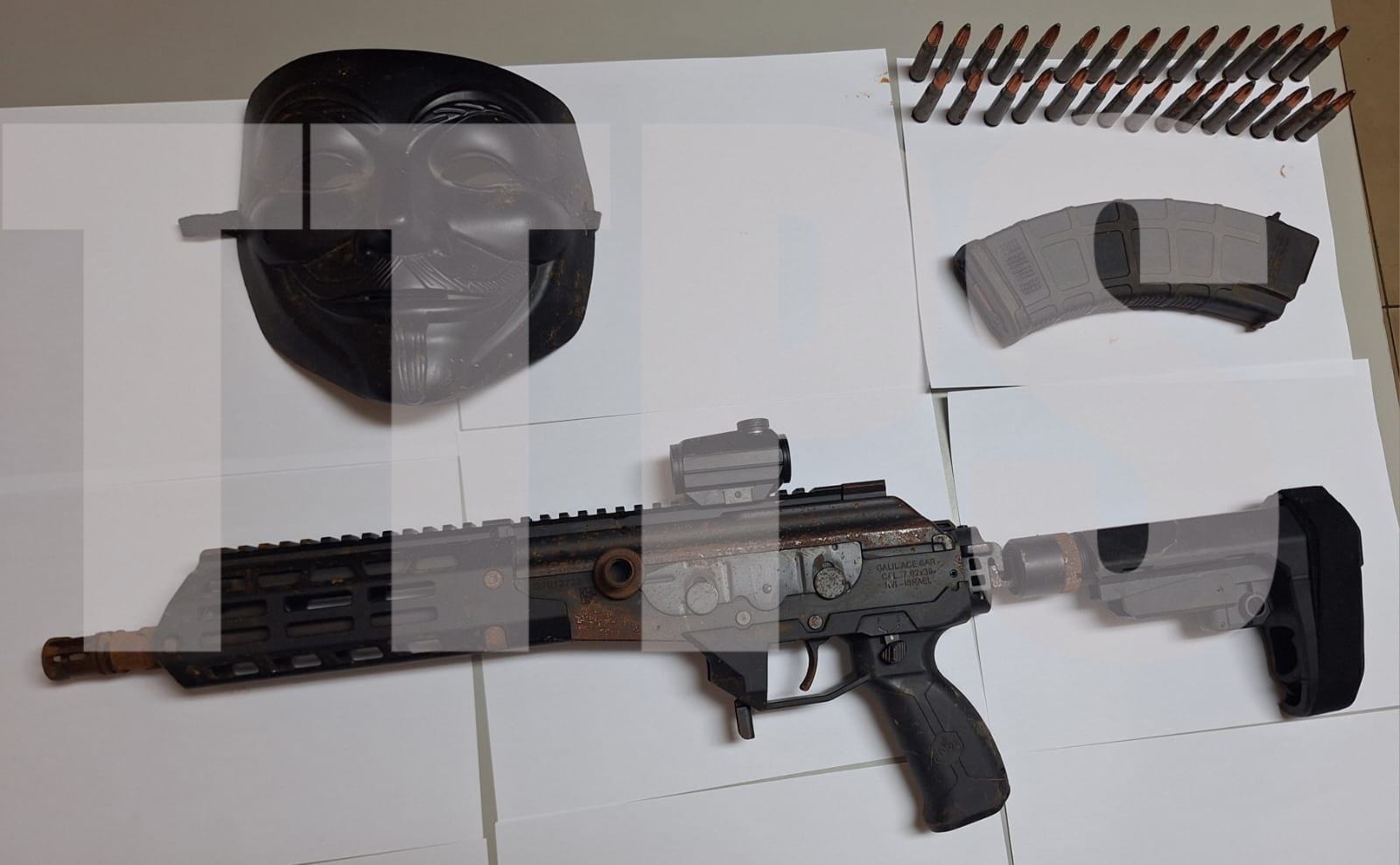 Rifle and quantity of ammo seized in Santa Cruz