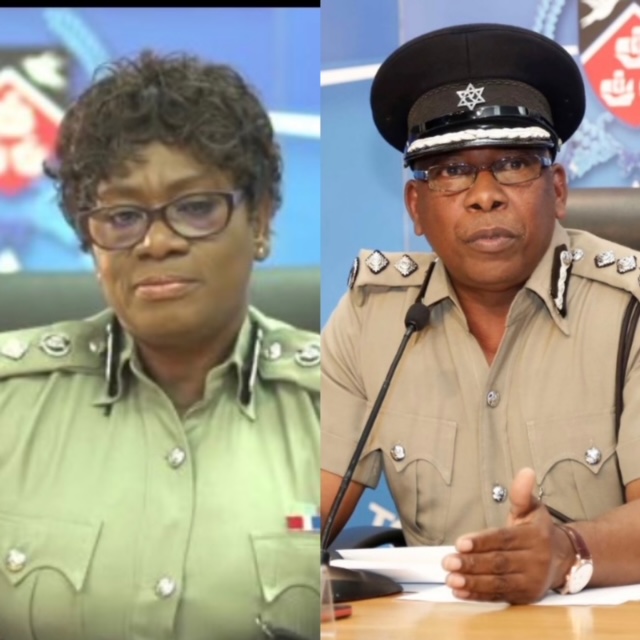 Former Ag. COP Stephen Williams is now a consultant to COP Erla Harewood-Christopher