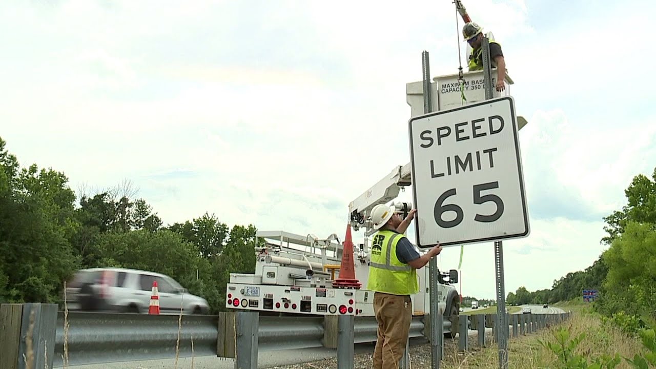 Speed limit updates from Monday along certain major roadways