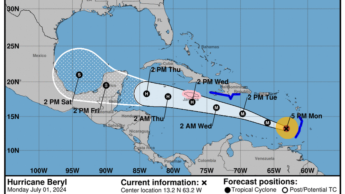 Jamaica upgrades to Hurricane Warning