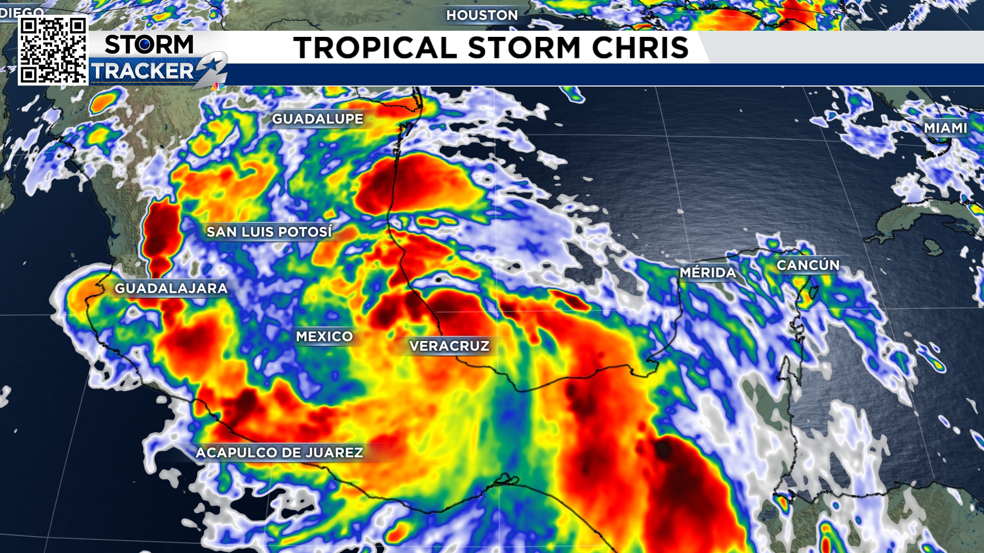 Tropical Storm Chris makes landfall in Eastern Mexico